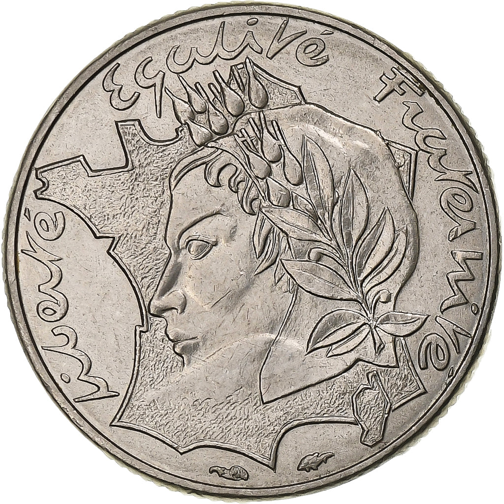 Francja, 10 Francs, Jimenez, 1986, Paris, Nikiel, AU(55-58)