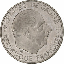 France, 1 Franc, Charles de Gaulle, 1988, Paris, Nickel, SUP, Gadoury:475