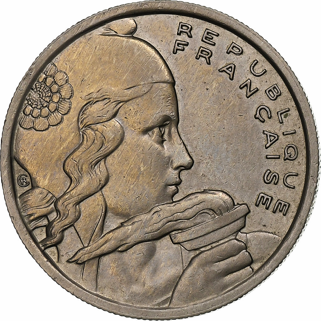 France, 100 Francs, Cochet, 1958, Paris, Chouette, Cupro-Aluminium, EF(40-45)