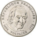 France, 5 Francs, Voltaire, 1994, Paris, Nickel Clad Copper-Nickel, AU(55-58)