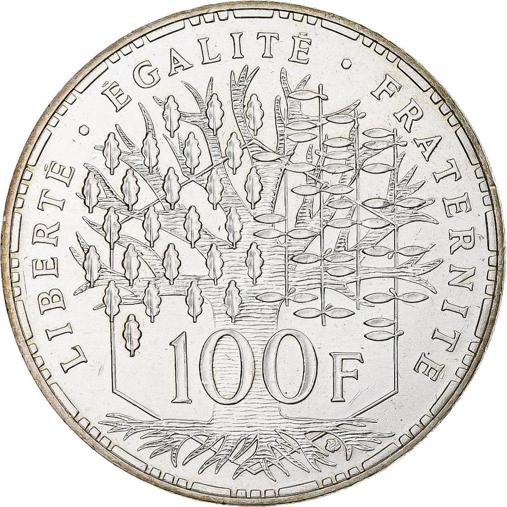 Frankreich, 100 Francs, Panthéon, 1982, Paris, Silber, VZ+, Gadoury:898
