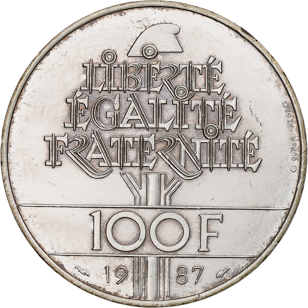 Francia, 100 Francs, La Fayette, 1987, Paris, Argento, SPL, Gadoury:902