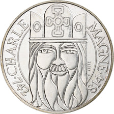 France, 100 Francs, Charlemagne, 1990, Paris, Silver, MS(60-62), Gadoury:905