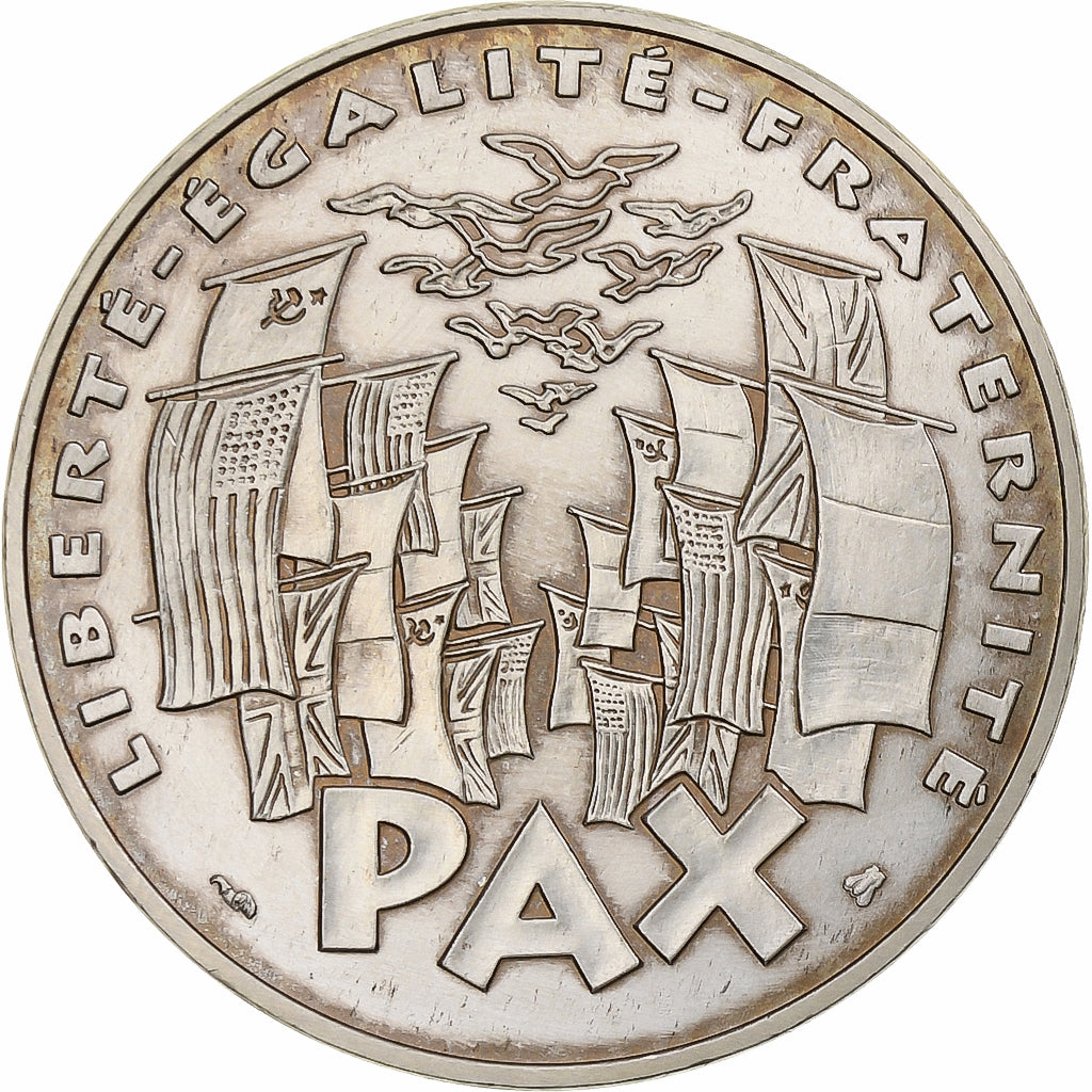 France, 100 Francs, 8 mai 1945, 1995, Paris, Silver, MS(60-62), Gadoury:952