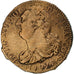 Francia, Louis XVI, 2 Sols, 1792 / AN 4, Paris, Bronce, MBC, Gadoury:25