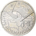 Francja, 10 Euro, Haute-Normandie, 2010, MDP, Srebro, MS(63)