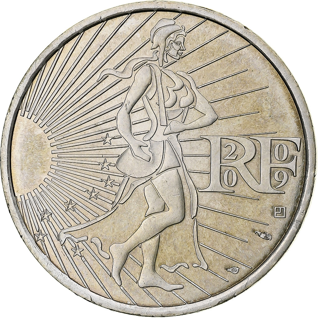 France, 10 Euro, Semeuse, 2009, MDP, Argent, SPL