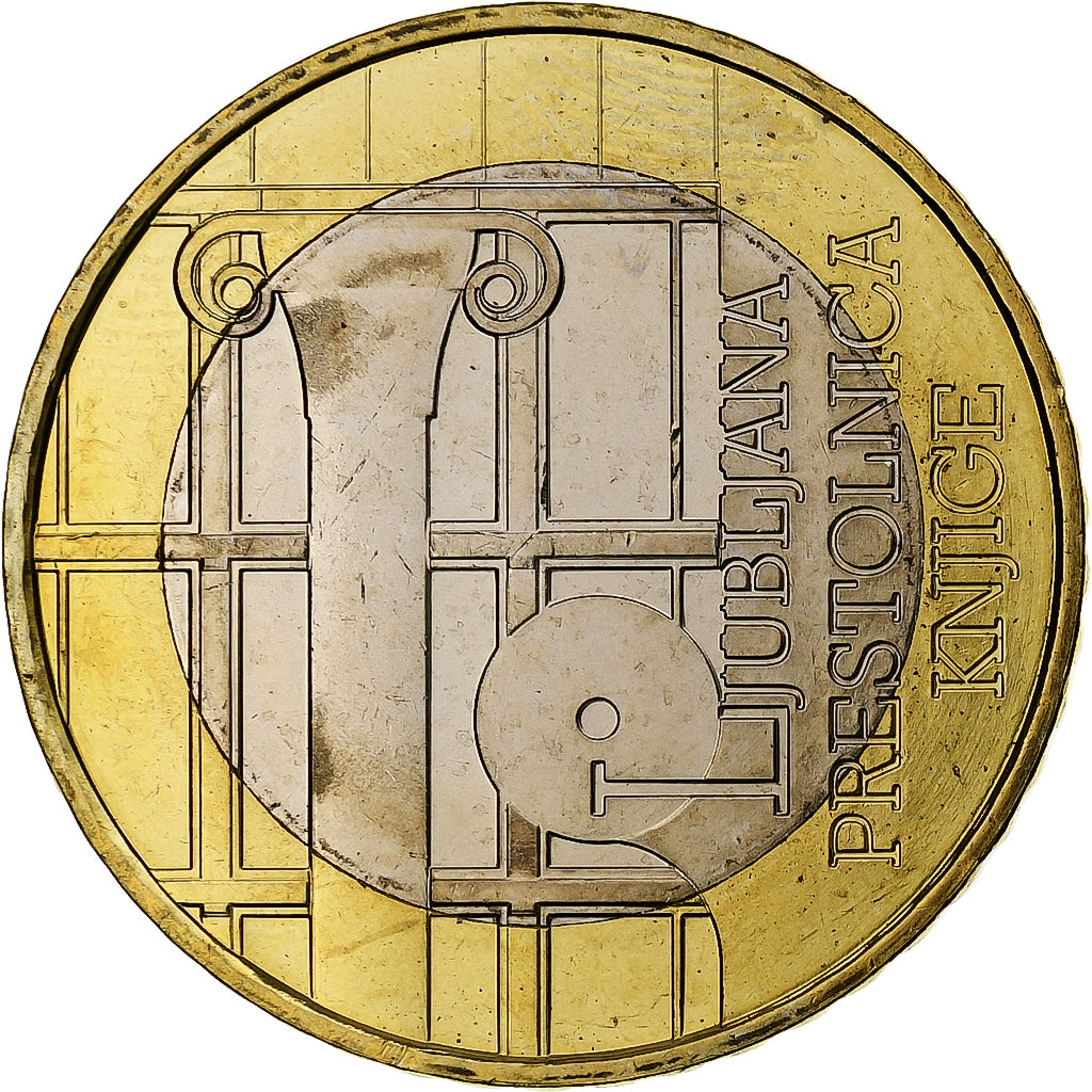 Eslovénia, 3 Euro, 2010, Vantaa, Bimetálico, MS(60-62)