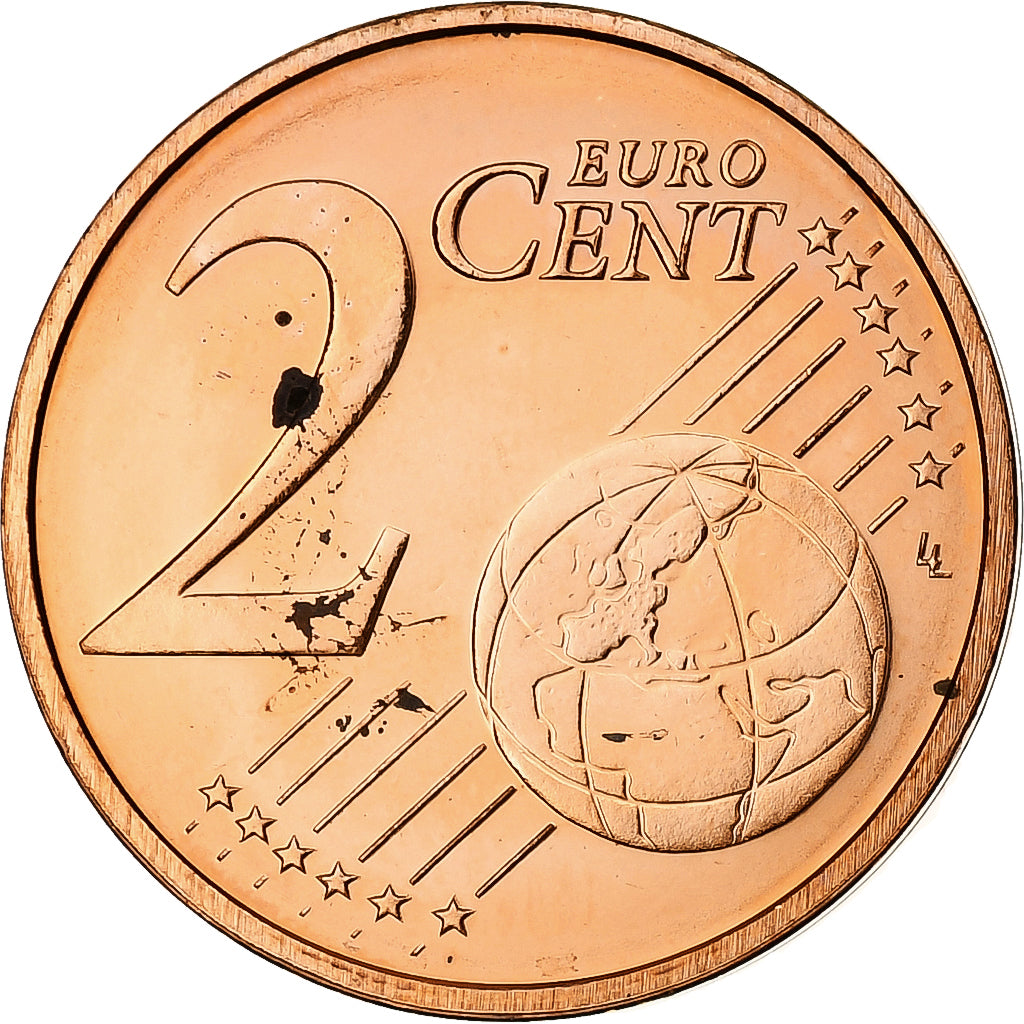 Eslovénia, 2 Euro Cent, BU, 2008, Vantaa, Aço Cromado a Cobre, MS(64), KM:69