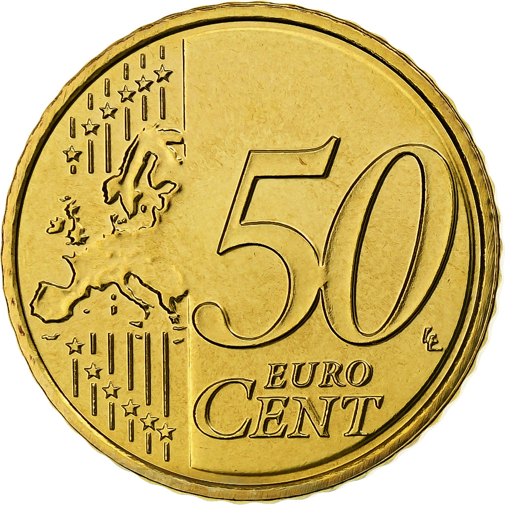 Eslovénia, 50 Euro Cent, BU, 2008, Vantaa, Nordic gold, MS(64), KM:73