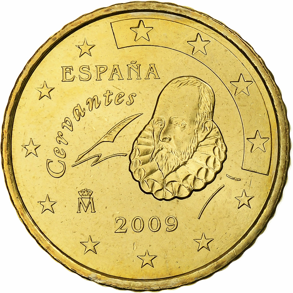 España, Juan Carlos I, 50 Euro Cent, 2009, Madrid, Nordic gold, SC+, KM:1072