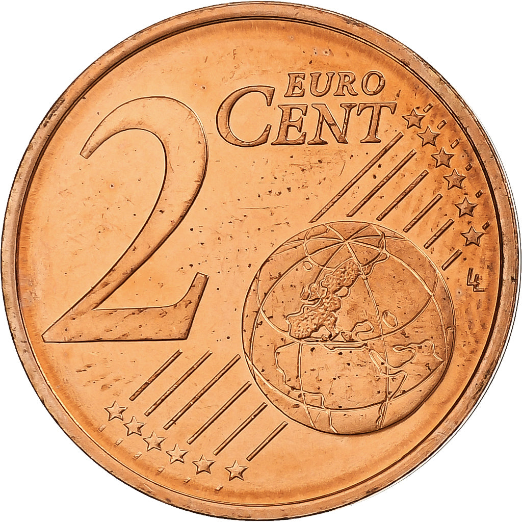 Finlandia, 2 Euro Cent, Proof, 2003, Vantaa, Miedź platerowana stalą, MS(64)