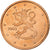 Finlandia, 5 Euro Cent, Proof, 2003, Vantaa, Miedź platerowana stalą, MS(64)