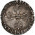 Francja, Henri III, 1/2 Franc au col plat, 1585, Bordeaux, Srebro, AU(50-53)