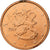 Finlandia, 2 Euro Cent, 2007, Vantaa, Miedź platerowana stalą, MS(60-62)