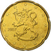 Finnland, 20 Euro Cent, 2007, Vantaa, Nordic gold, VZ+, KM:127