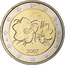 Finland, 2 Euro, 2007, Vantaa, Bi-Metallic, MS(60-62), KM:130