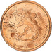 Finland, 2 Euro Cent, 2006, Vantaa, Copper Plated Steel, MS(60-62), KM:99