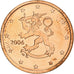 Finland, 5 Euro Cent, 2006, Vantaa, Copper Plated Steel, MS(60-62), KM:100