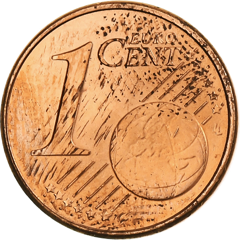 Grécia, Euro Cent, 2003, Athens, Aço Cromado a Cobre, MS(63), KM:181