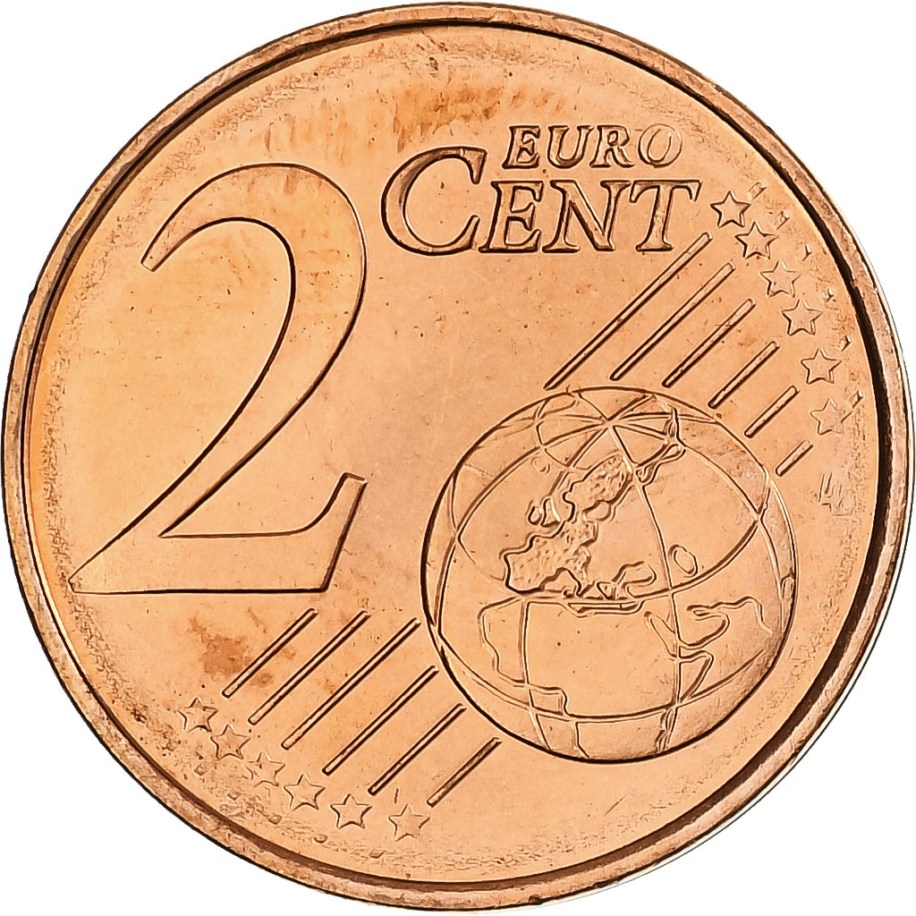 Griechenland, 2 Euro Cent, 2003, Athens, Copper Plated Steel, UNZ, KM:182