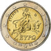 Greece, 2 Euro, 2003, Athens, Bi-Metallic, MS(63), KM:188