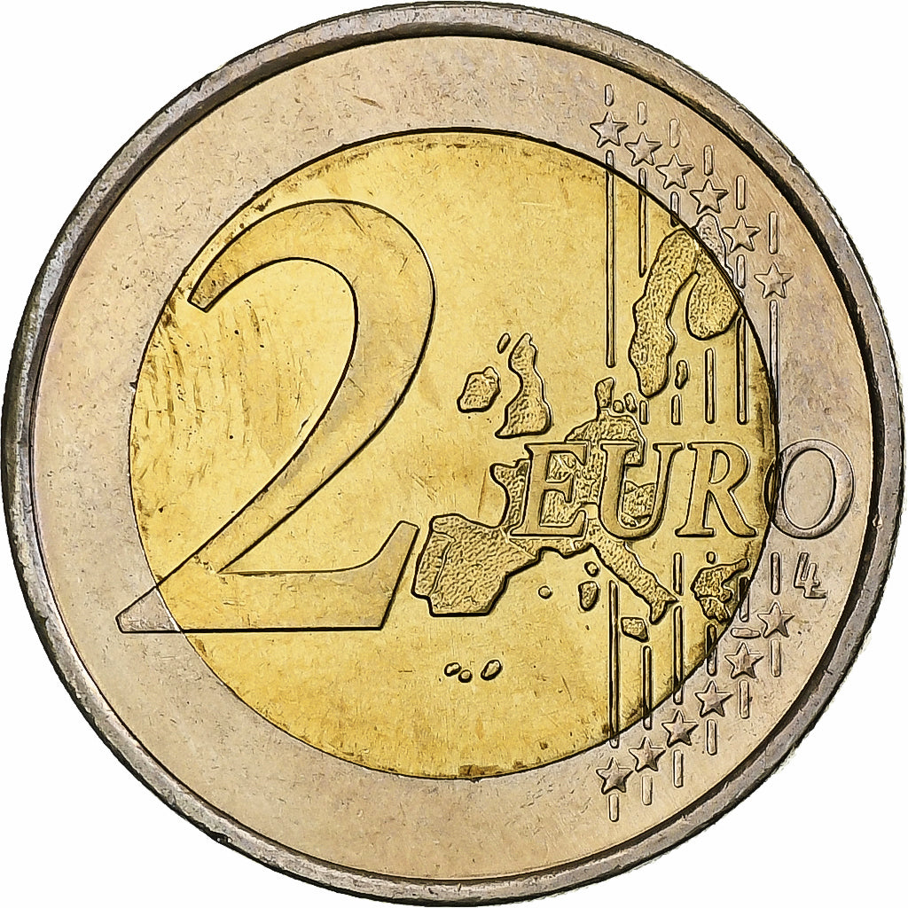 Greece, 2 Euro, 2003, Athens, Bi-Metallic, MS(63), KM:188