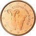 Chipre, Euro Cent, 2009, Aço Cromado a Cobre, MS(63), KM:78