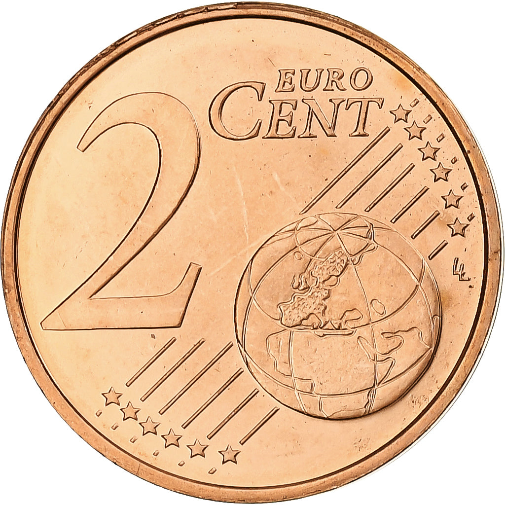 Cypr, 2 Euro Cent, 2009, Miedź platerowana stalą, MS(63), KM:79