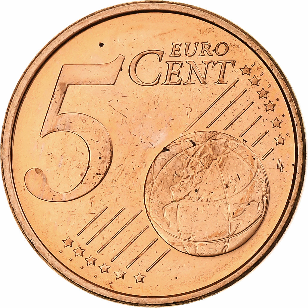 Zypern, 5 Euro Cent, 2009, Copper Plated Steel, UNZ, KM:80