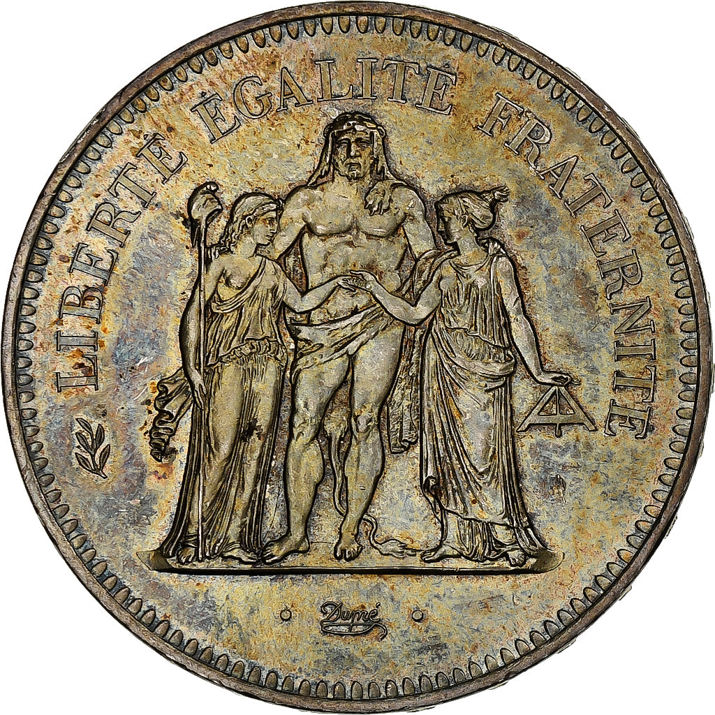 France, 50 Francs, Hercule, 1975, Paris, Argent, SPL+