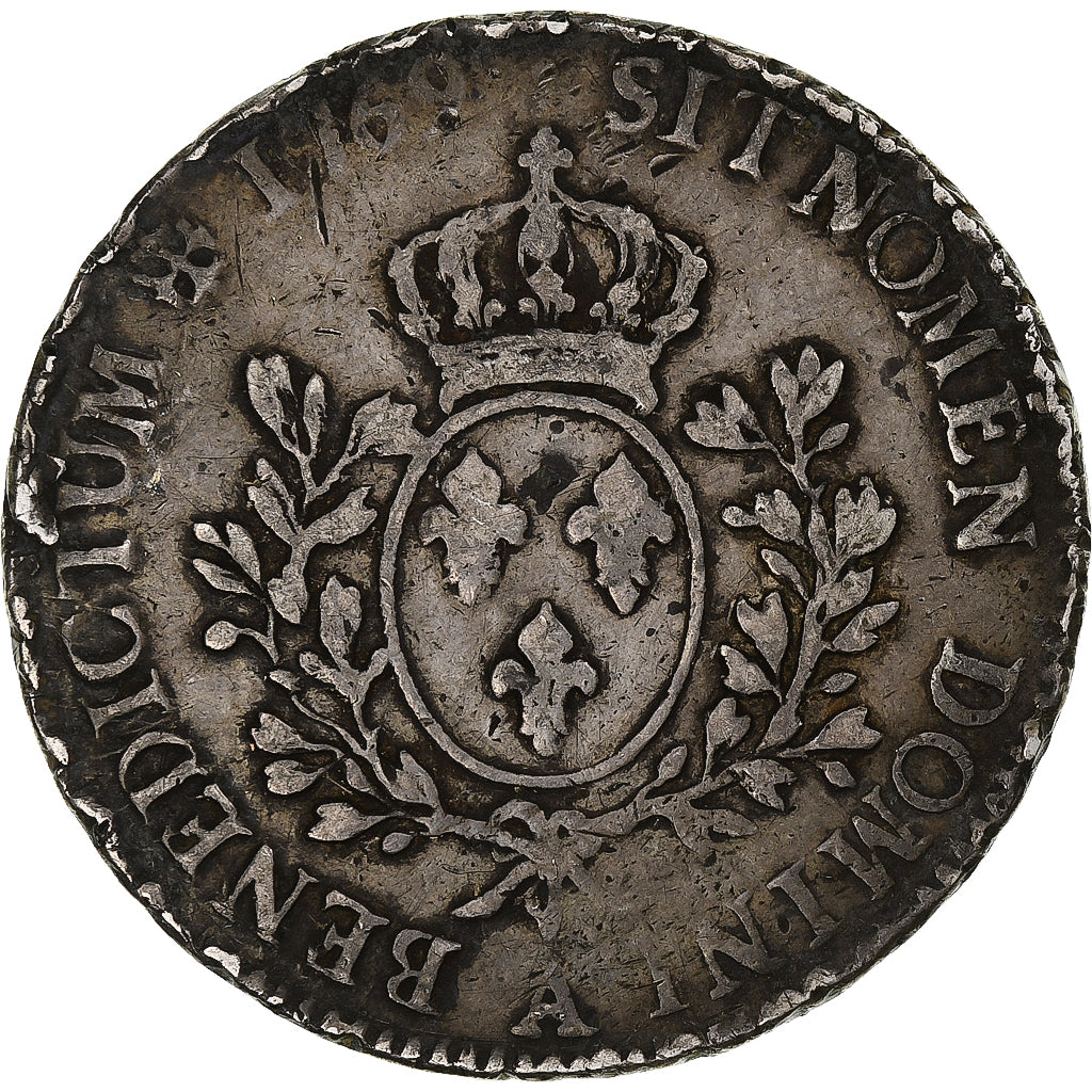 Francia, Louis XV, Écu au bandeau, 1769, Paris, Argento, MB, Gadoury:322