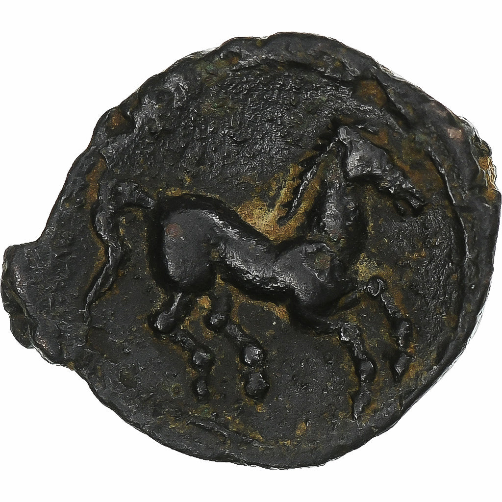 Zeugitana, Æ Unit, ca. 400-350 BC, Carthage, Bronze, EF(40-45)