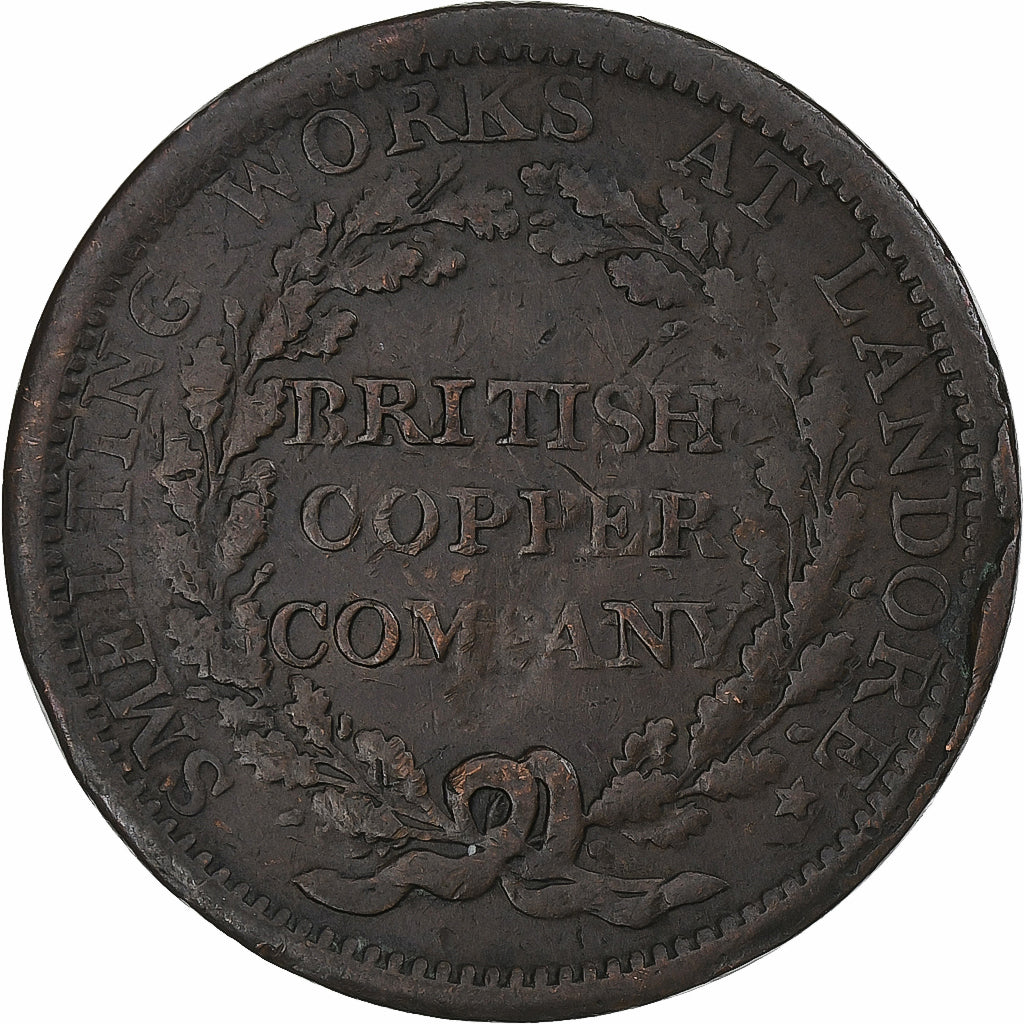 United Kingdom, Penny, British Copper Company, 1813, Copper, VF(30-35)