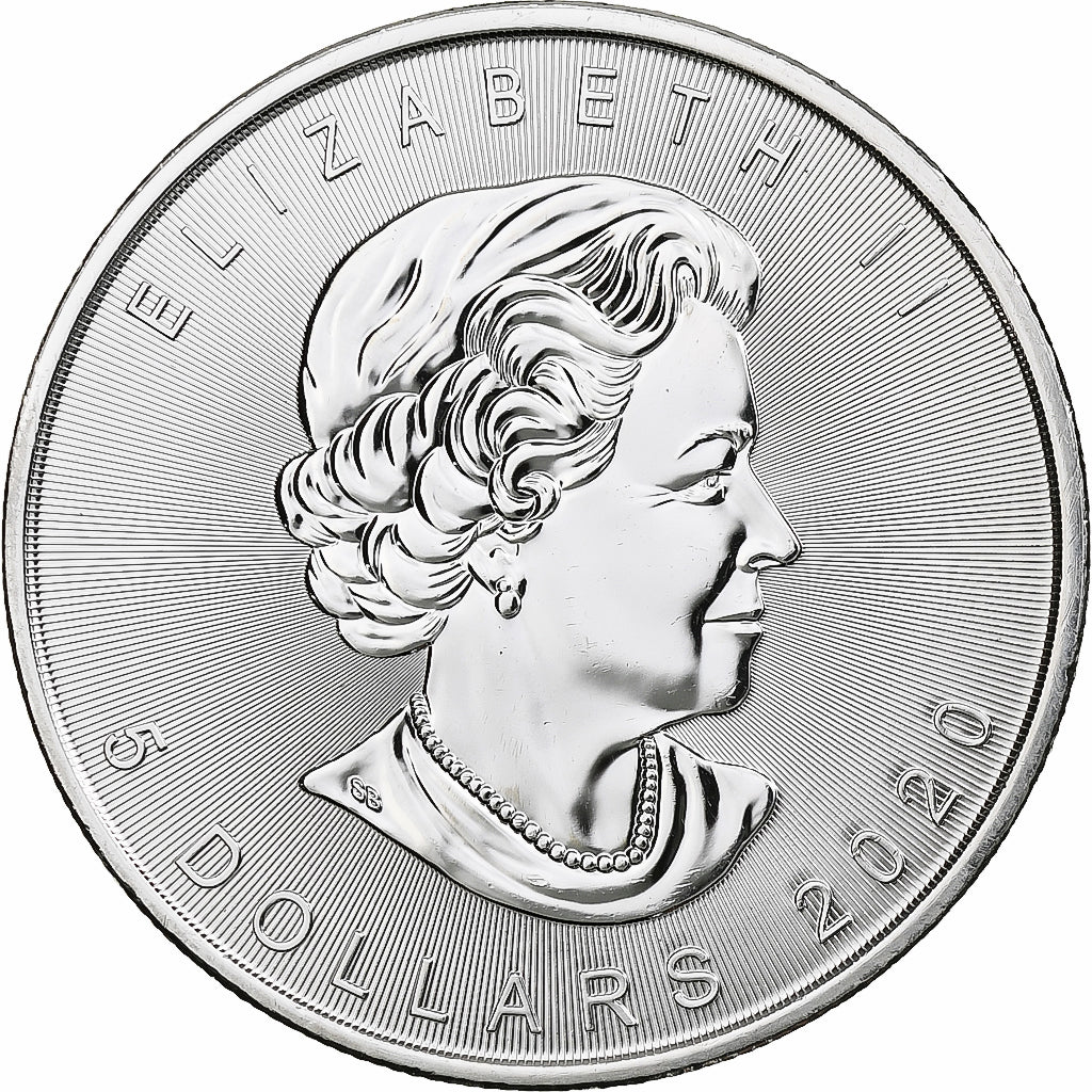 Canada, Elizabeth II, 5 dollars, 1 oz, Maple Leaf, 2020, Ottawa, Silver