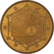 Frankrijk, 1 Euro, Chambre de Commerce de Martinique, 1997, Tin, FDC