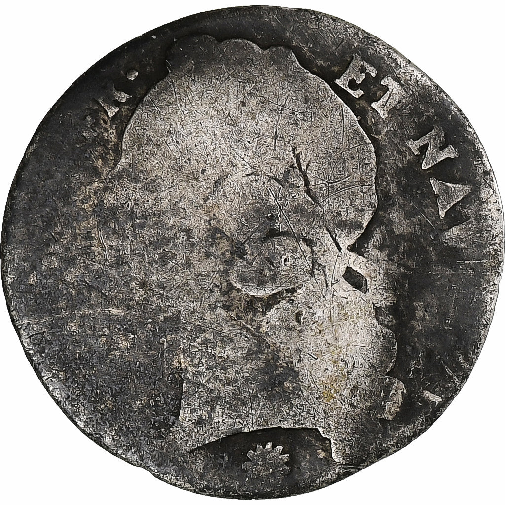 Francia, Louis XV, 1/20 Écu au bandeau, Uncertain date, Lyon, Plata, BC