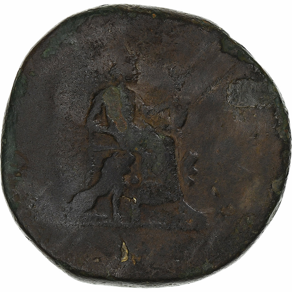 Faustina II, Sesterzio, 161-176, Rome, Bronzo, B+, RIC:1663