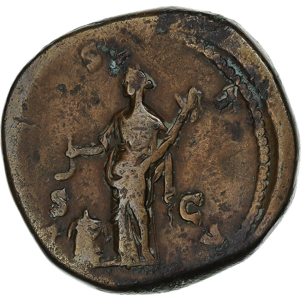 Lucilia, Sesterzio, 164-169, Rome, Bronzo, MB+, RIC:1779