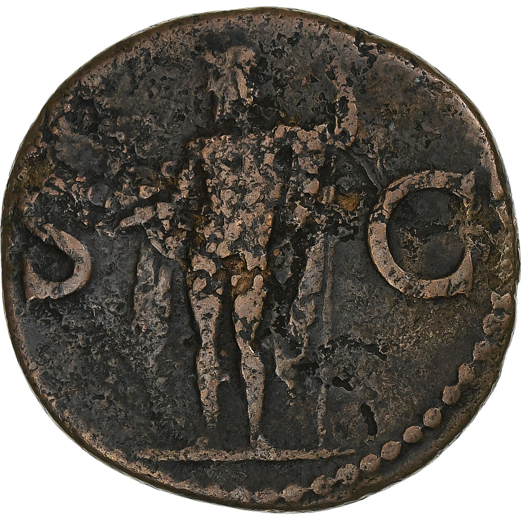 Agrippa, As, 37-41, Rome, Bronze, VF(30-35), RIC:58
