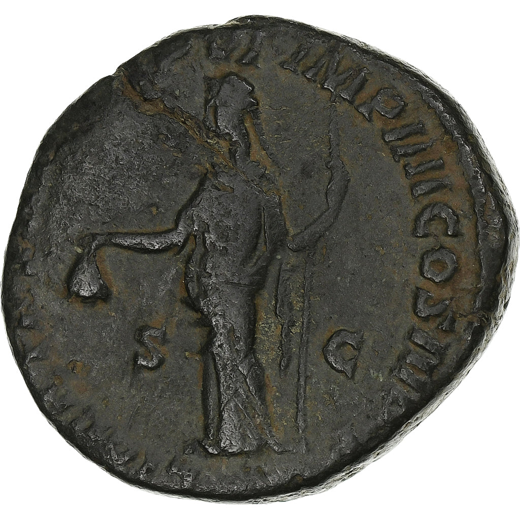 Commodus, Dupondius, 181, Rome, Bronzo, MB+
