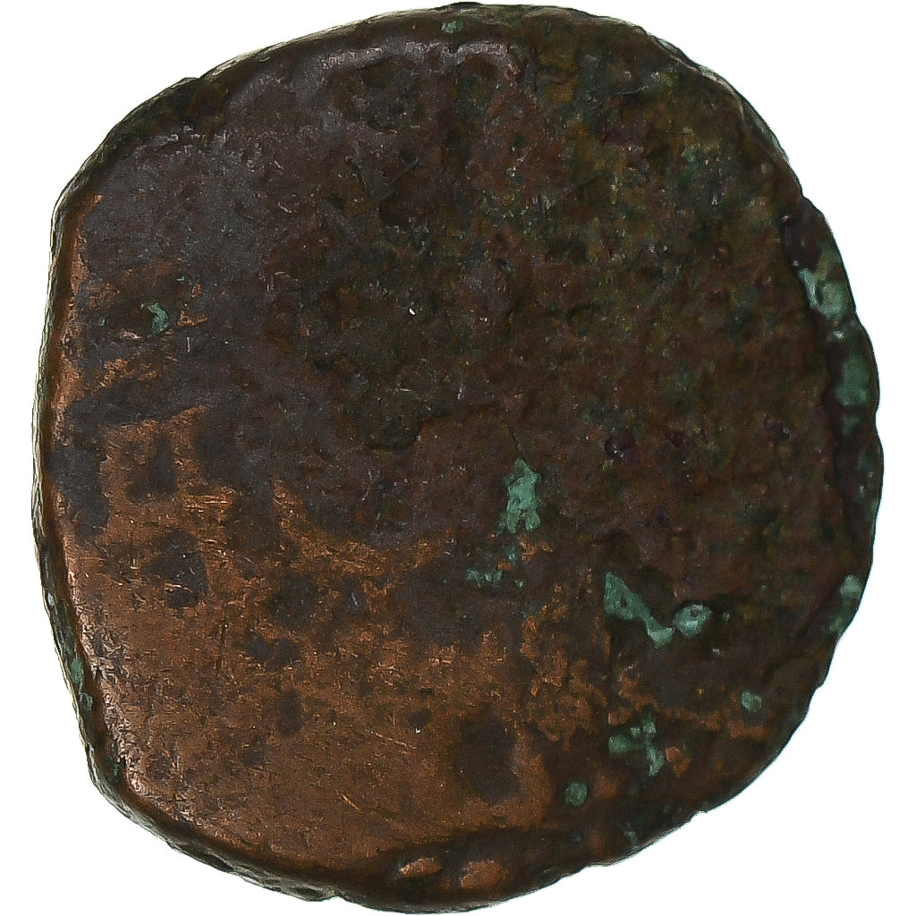 India francesa, Louis XV, Doudou, n.d. (1715-1774), Pondicherry, Bronce, BC+