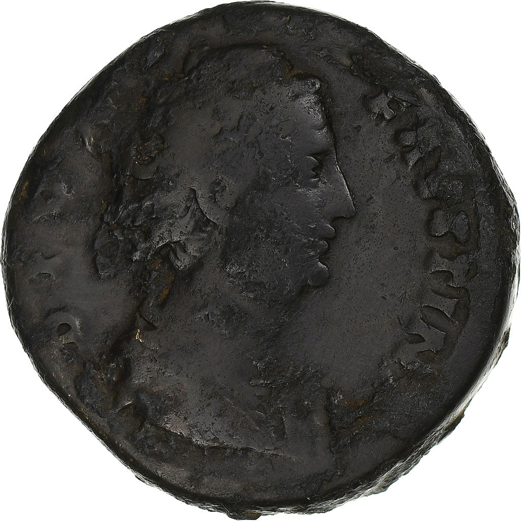 Diva Faustina I, Sesterzio, 141, Rome, Bronzo, B
