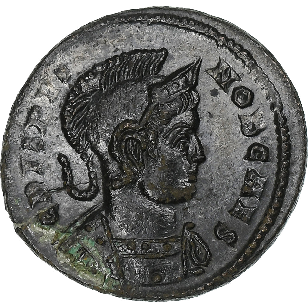 Crispus, Follis, 321, Lugdunum, Bronze, AU(55-58), RIC:134