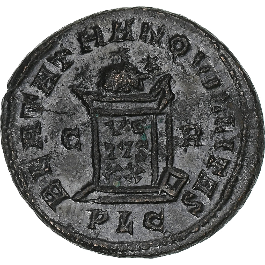 Crispus, Follis, 321, Lugdunum, Bronze, AU(55-58), RIC:134