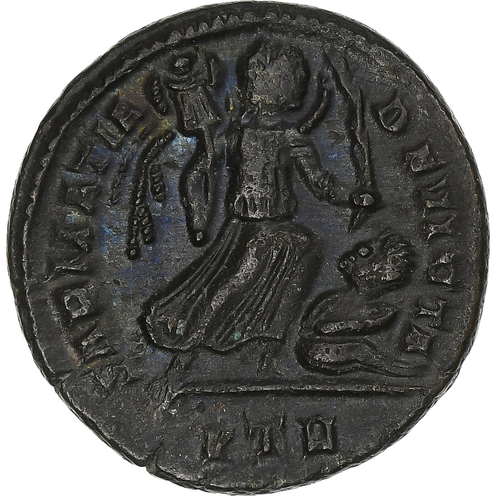 Constantine I, Follis, 323-324, Trier, Bronze, VZ, RIC:429