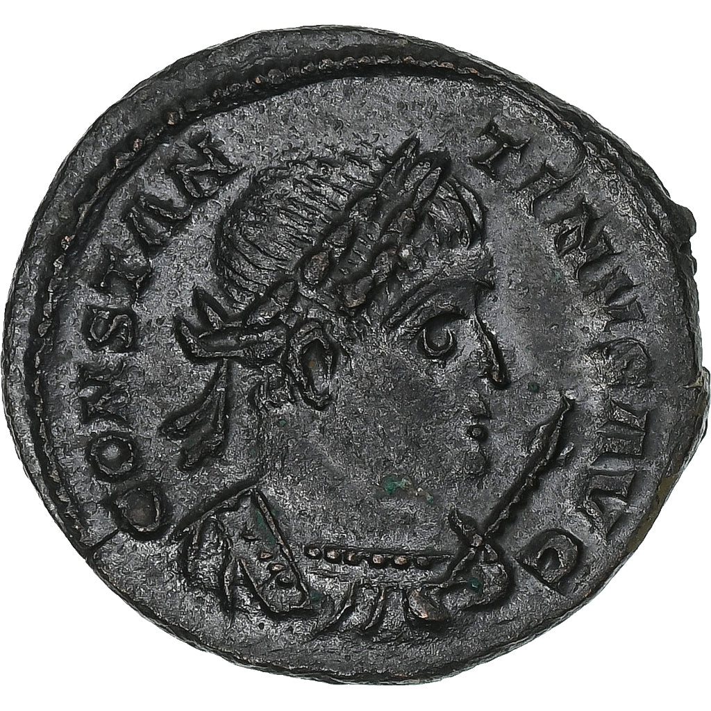 Constantin I, Follis, 323-324, Londres, Bronze, SUP, RIC:267