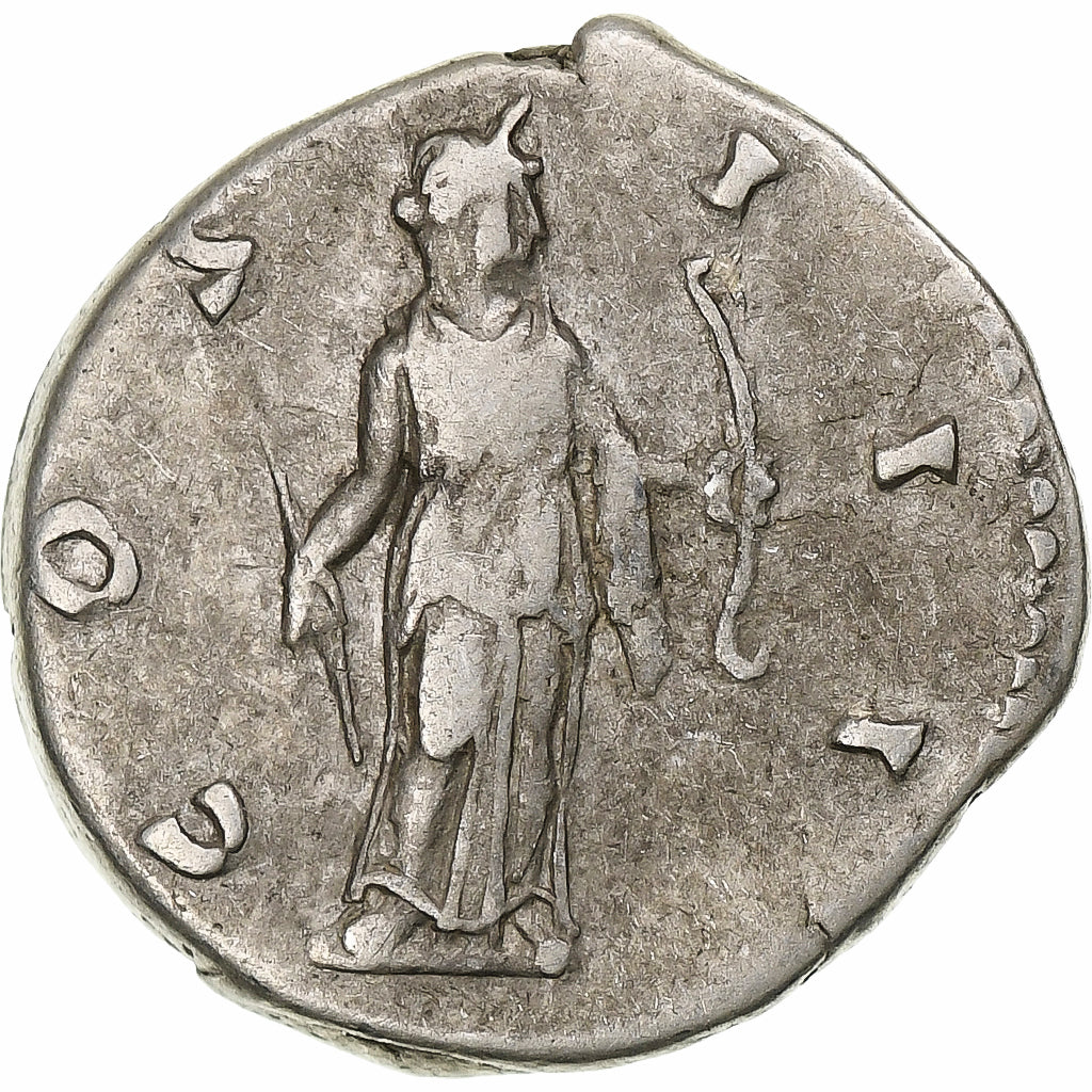 Hadrian, Denarius, 124-125, Rome, Silver, AU(50-53), RIC:729