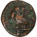 French India, Doudou, 1836, Pondicherry, Coq, Bronze, EF(40-45)