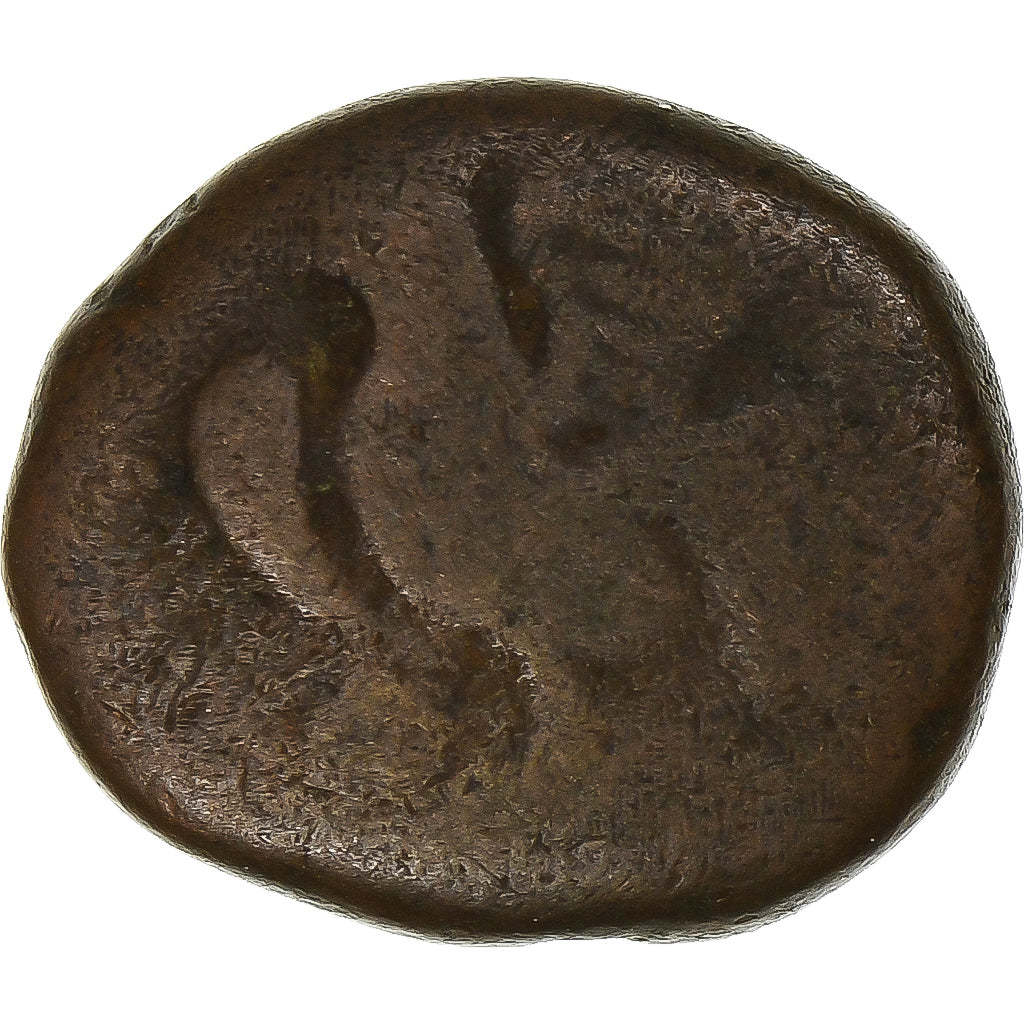 India francese, Doudou, (1836), Pondicherry, Coq, Bronzo, B+